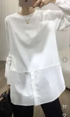 Flugge シャツドッキング カットソー