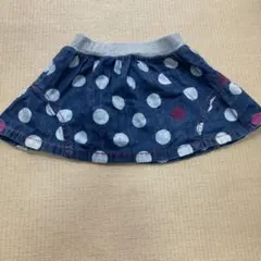 【110】水玉　ドット　スカート　女の子のサムネイル
