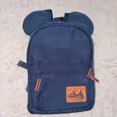 ディズニーリゾート　ミッキー　耳　バック　リュックサック　バックパック　ネイビー