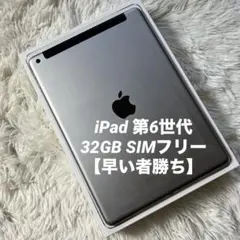 iPad 第6世代 32GB SIMフリー 管理番号：0317 - メルカリ