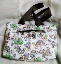 LeSportsac ハワイ限定 リバーシブルトートバッグ リゾート熊さん