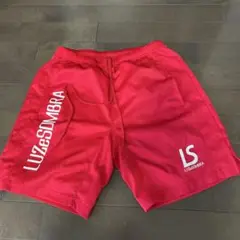 LuzASDMBRA レッド ハーフパンツ　サイズS
