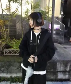 teen boop エンブロイダリージップパーカー グレー teen boop エンブロイダリージップパーカー グレー - メルカリ