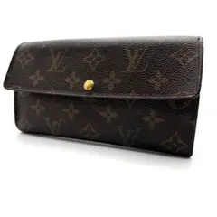 美品✨ルイヴィトン:モノグラム 旧サラ 2枚 長財布 ポルトモネ M61725!