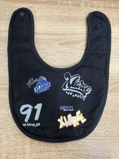 XLARGE スタイ よだれかけ 黒