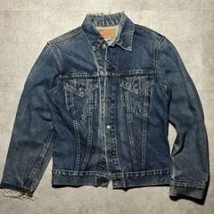 60s 70s Levi's デニムジャケット リーバイス 60s 70s ビッグE 558 3rd ロング ボタン裏525 長袖 デニム
