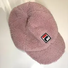 【FILA】もこもこ エコファー ローキャップ