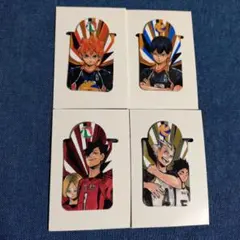 マグネットクリップ4点セットまとめ売り　ハイキュー　ナツコミ　週刊少年ジャンプ