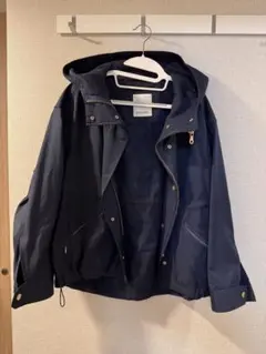 【BABYLONE】ネイビー フード付き マウンテンパーカー