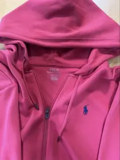 POLO ピンク ジップアップパーカーのサムネイル
