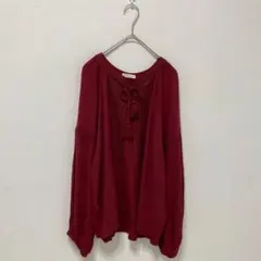 earth music&ecology】レース　刺繍　ブラウス　エスニック　長袖