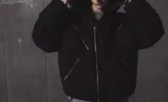 harapeco ダウンジャケット　Down Jacket-ブラック