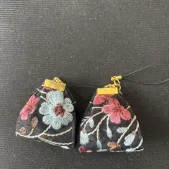 インド刺繍リボン　キーホルダー