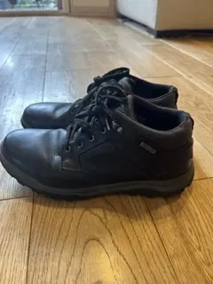 ROCKPORT ブラック レザーブーツ メンズのサムネイル