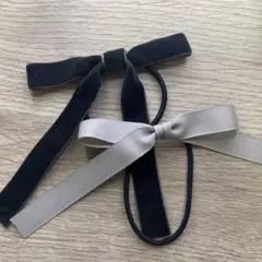 ヘアゴム　リボン　２個セット