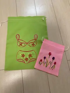 ベトナム　巾着袋セット　【新品、未使用品】