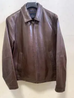NAUTICA レザージャケット　サイズ40 ブラウン