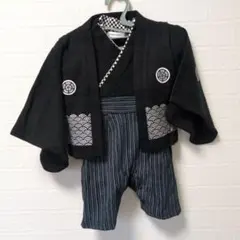 袴　ロンパース　男の子　ベビー　お食い初め　初節句　子供の日　バースデイ　新生児