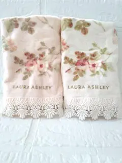 LAURA　ASHLEY　新品未使用　ハンドタオル　【ローラ　アシュレイ】　2枚
