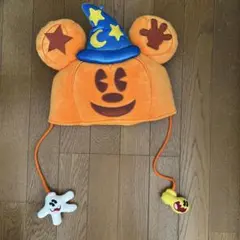 東京ディズニーリゾートカボチャミッキーハロウィンファンキャップ