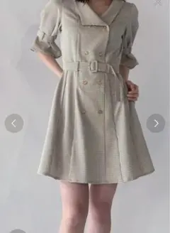 REDYAZEL キャンディスリーブミニシャツワンピース