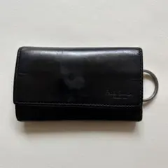 ポールスミスPaul Smith 黒 レザー キーケース【中古】