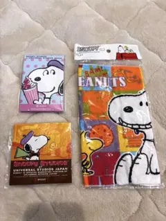 PEANUTS スヌーピー ミニタオル　メモ帳　2冊　新品・未使用
