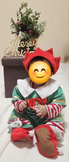 サンタ　クリスマス　サンタクロース　コスチューム　 95cm　 おしゃれ