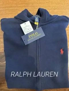 【新品同様】現行タグ　Polo Ralph Lauren ネイビー パーカー