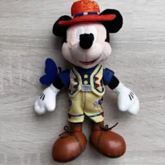 ディズニー ミッキー グリーティングトレイル ぬいぐるみバッジ