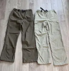 mont-bell カーゴパンツ 140サイズ 2色セット