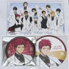 黒子のバスケ 赤司征十郎 GiGOカフェ 缶バッジ コースター イラストシート