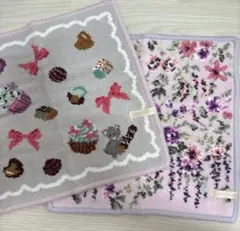 ✧新品✧JILL STUART シェニール織 タオルハンカチ2種類