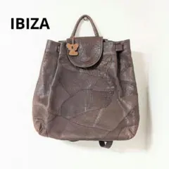 美品】イビサ ぞうモチーフ オーストリッチレザー ショルダーポーチ