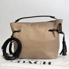 【極美品】COACH アンディ 巾着 2way ハンドバッグ ショルダーバッグのサムネイル