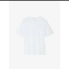 ザ.ノースフェイス　白　半袖Tシャツ L ポケット付き　ロゴ刺繍