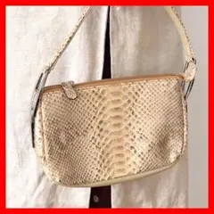 【y.r.11281123様専用】蛇革 バッグ