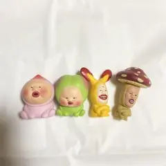 こびとづかん おすわりマスコット 4点