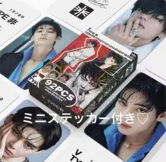BTS テテ テヒョン　V ‘TYPE 非’ ロモカード ミニステッカー付き♡