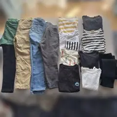 UNIQLO H&M ZARAシンプルキッズ洋服まとめ売りセット120㎝〜裏起毛