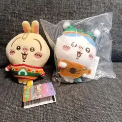 ちいかわ ぬいぐるみキーホルダー D賞 うさぎ　ハチワレ　2点セットのサムネイル