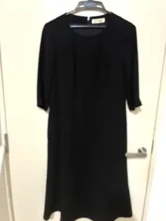セレモニー　喪服 ブラックワンピース ジャケット付き