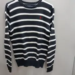 90sラルフローレンボーダーニットRalph Laurenストライプセーター