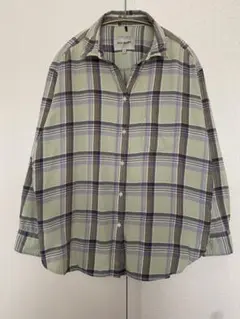 ニコアンド ネルシャツ