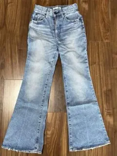 【美品】moussy マウジー　フレアデニム