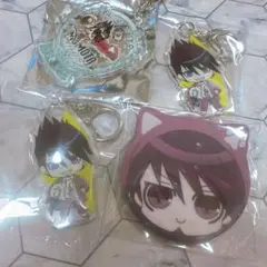 ダンガンロンパ 缶バッジ けもみみ 百田解斗 アクキー