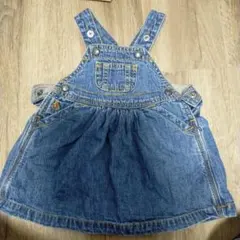 デニムサロペットスカート ベビー服(~95cm)ベビーギャップGAP