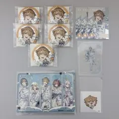 ♡ にじさんじ 伏見ガク 8周年 缶バッジ メタルカード ステッカー 特典