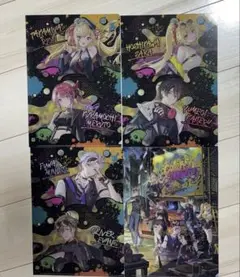 にじさんじ福岡公演開催キャンペーンオリジナルクリアファイル4種コンプリート