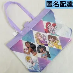 ビニールバッグ　ビーチバッグ　プールバッグ　ディズニー　プリンセス　ダイソー　夏